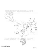 BRAKES, PEDAL AND MAITRE CYLINDRE MOUNTING