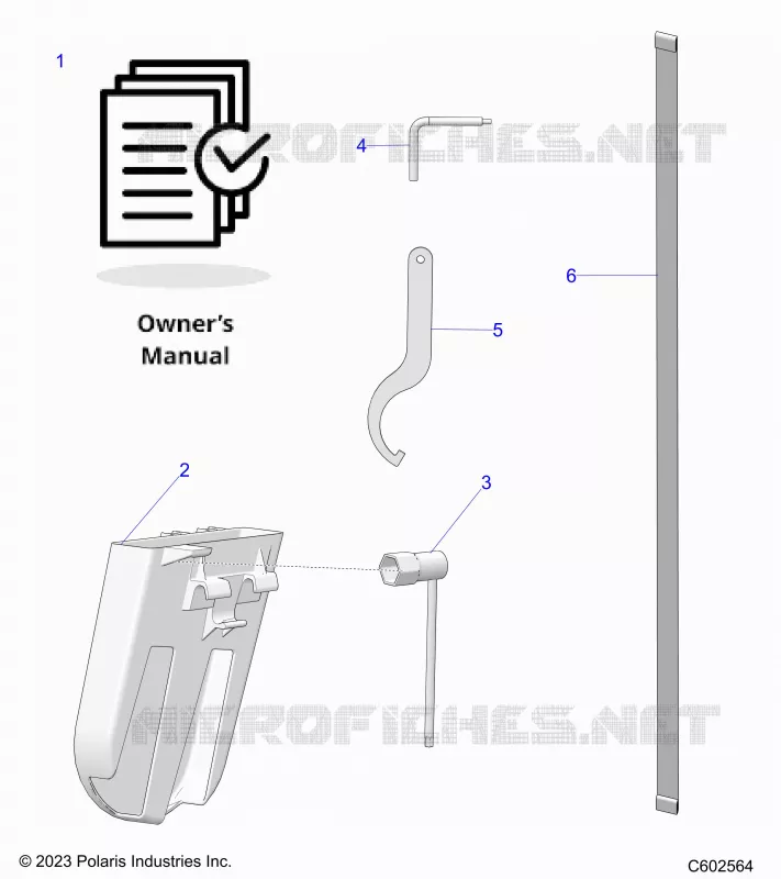 REFERENCES, MANUEL DU PROPRIETAIRE, BELT HOLDER, TOOLS