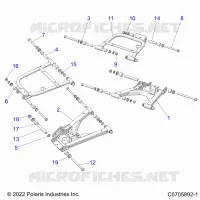 SUSPENSION ARRIERE CONTROL ARMS