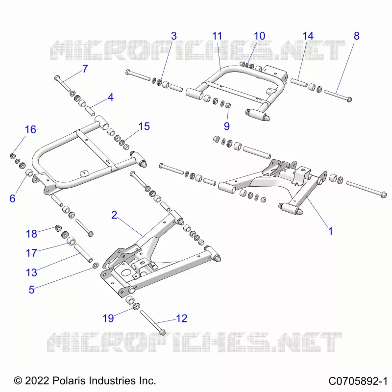 SUSPENSION ARRIERE CONTROL ARMS