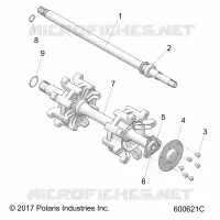 DRIVE TRAIN, JACKSHAFT AND ARBRE DE TRANSMISSION