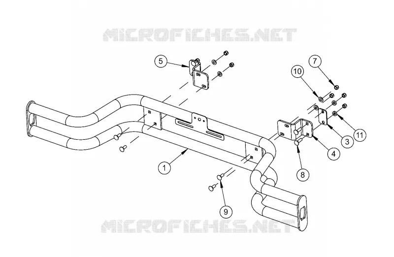 CADRE, OPTIONS, BUMPER, REAR, RUGGED