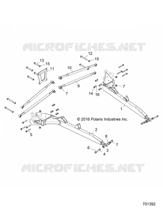 SUSPENSION ARRIERE CONTROL ARMS