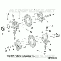 SUSPENSION AVANT HUB- R22TAA99A1/A7 (C700035)