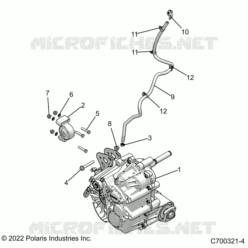 SYSTÃˆME DE TRANSMISSION, MAIN GEARCASE MOUNTING