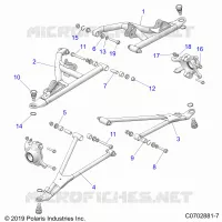 SUSPENSION AVANT CONTROL ARMS