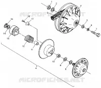 EMBRAYAGE DE TRANSMISSION MAGNUM 2X4 W97AA42A (4940704070B012)