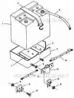 SUPPORT BATTERIE ASSEMBLY LITE DELUXE 0943431 (4924992499015A)
