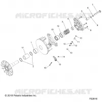 SYSTÃˆME DE TRANSMISSION, PRIMARY CLUTCH