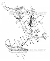 SUSPENSION AVANT AND SKI SPORT, TRAIL, 400 AND 600 (4912701270007A)