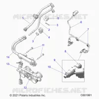 SYSTÃˆME D'ALIMENTATION, RAIL, LINES AND THROTTLE BODY