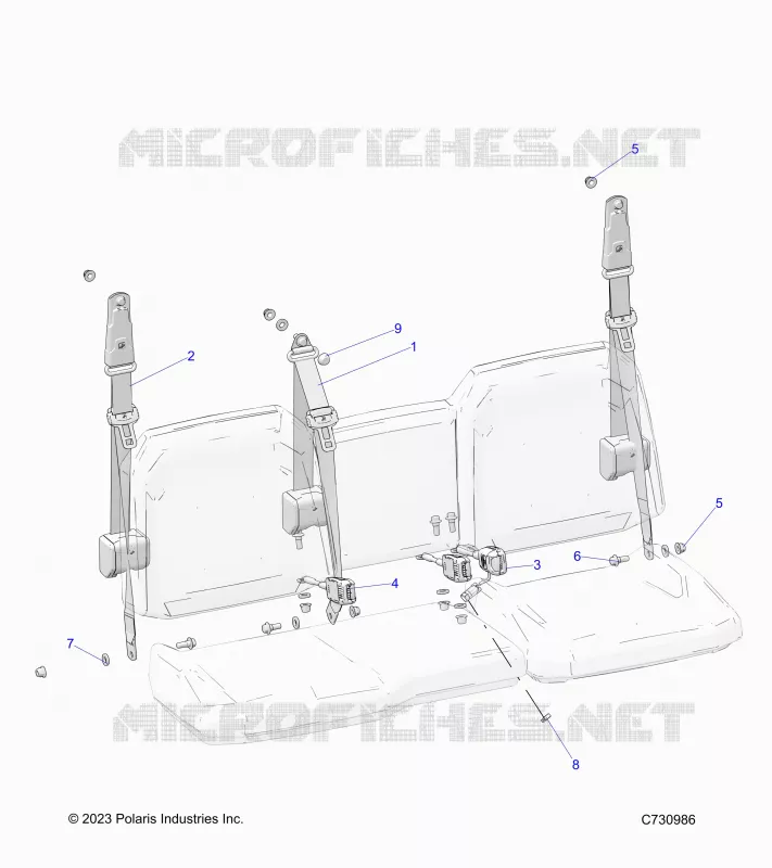 SIEGE BELT MOUNTING