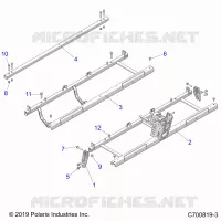 CHASSIS, SIEGE SUPPORTS