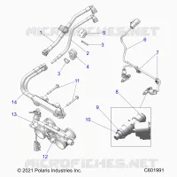 SYSTÃˆME D'ALIMENTATION, RAIL, LINES AND THROTTLE BODY