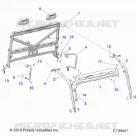 CHASSIS, CAB CADRE