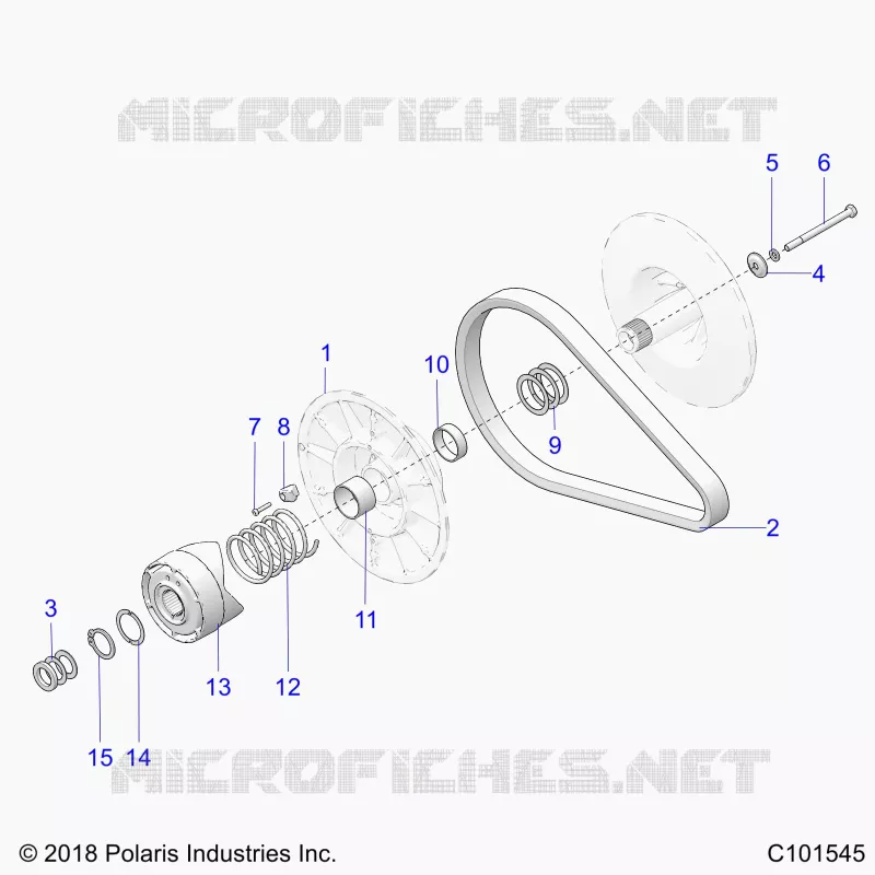 SYSTÃˆME DE TRANSMISSION, SECONDARY CLUTCH