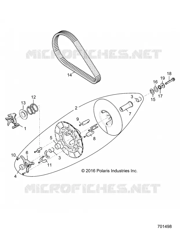 SYSTÈME DE TRANSMISSION, SECONDARY CLUTCH