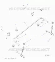 SUSPENSION, FRONT BARRE STABILISATRICE