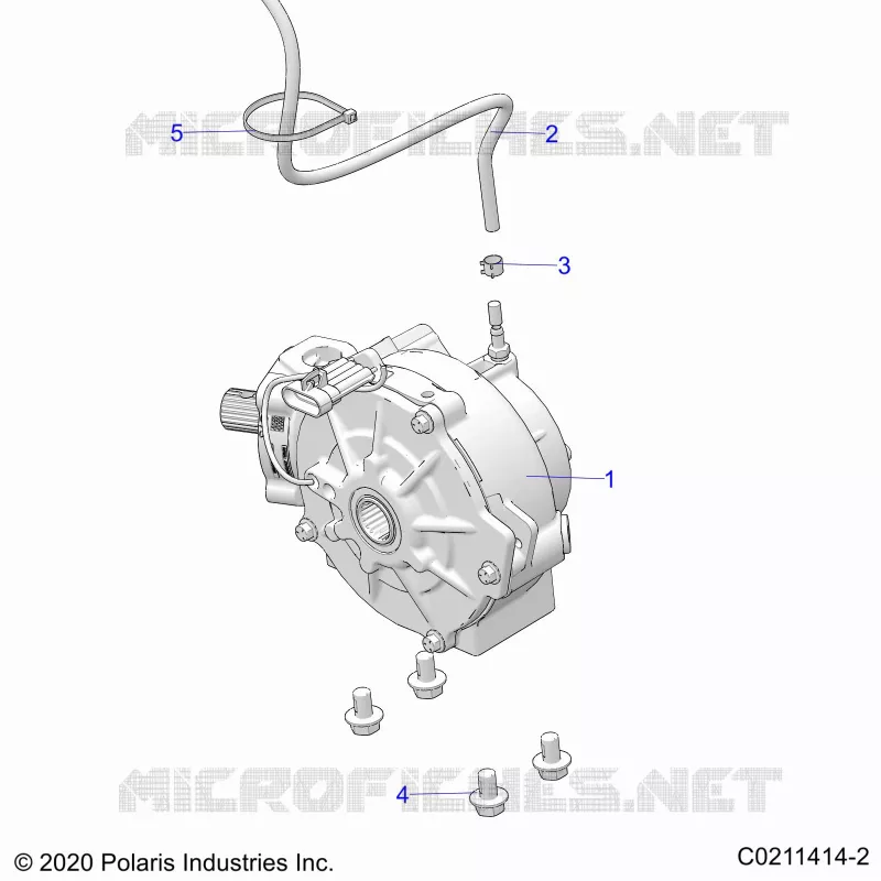 SYSTÃˆME DE TRANSMISSION, FRONT GEARCASE MOUNTING
