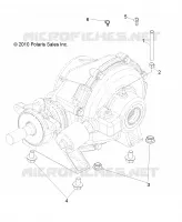 SYSTÈME DE TRANSMISSION, REAR SUPPORT PONT