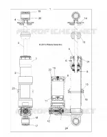 SUSPENSION, AMORTISSEUR AVANT
