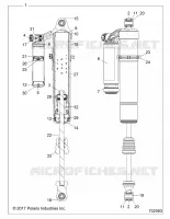 SUSPENSION, AMORTISSEUR AVANT