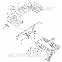 FIXATION PORTE BAGAGES ARRIERE XPLORER 4X4 W959140 (4930223022A007)