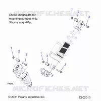 SUSPENSION, SUPPORT AMORTISSEUR , REAR SUSP.