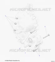SYSTÃˆME DE TRANSMISSION, GEARCASE MOUNTING