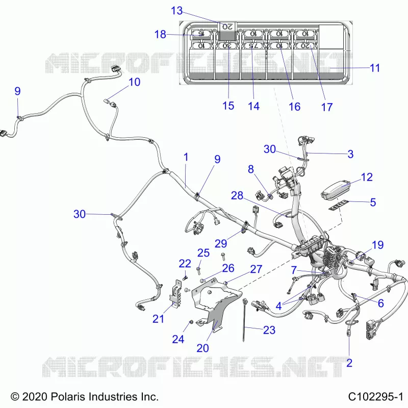 ELECTRICITE, MAIN WIRE HARNESS