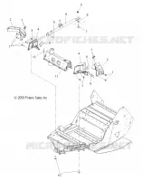 CHASSIS, AMORTISSEUR TOWERS