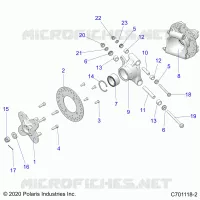 SUSPENSION, PORTE BAGAGES ARRIERE