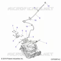 SYSTÃˆME DE TRANSMISSION, MAIN GEARCASE MOUNTING -Z24G4C92AN/BN (C0702874-2)