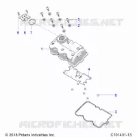 ENGINE, COUVERCLE SOUPAPE