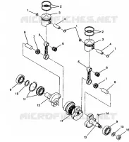 PISTON ET VILEBREQUIN LITE GT 0943133 (49250125010034)