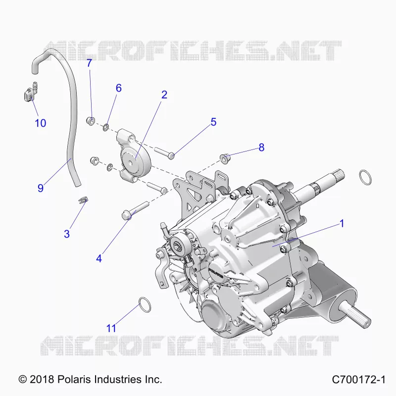SYSTÃˆME DE TRANSMISSION, MAIN GEARCASE MOUNTING