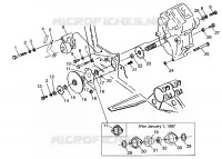 PONT/FREIN AND COUVERCLE DE CHAINEE MOUNTING XPLORER 400L W97CC38C (4939753975C005)
