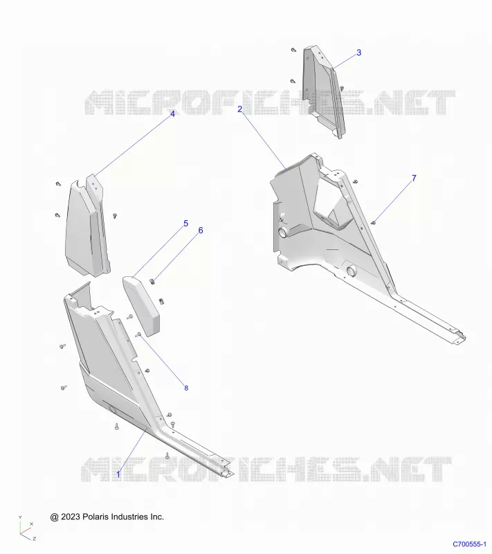 CARROSSERIE ARRIERE FENDERS