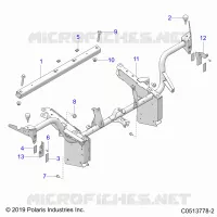 CHASSIS, FRONT CADRE ASM. (USA ONLY)