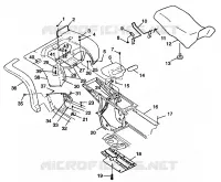 HABITACLE ET SIEGE ARRIERE XPLORER 400L W98CC38C (4945414541A006)