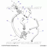 MOTEUR, WATERPUMP AND BYPASS