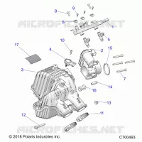 ENGINE, PRISE D'AIR MANIFOLD