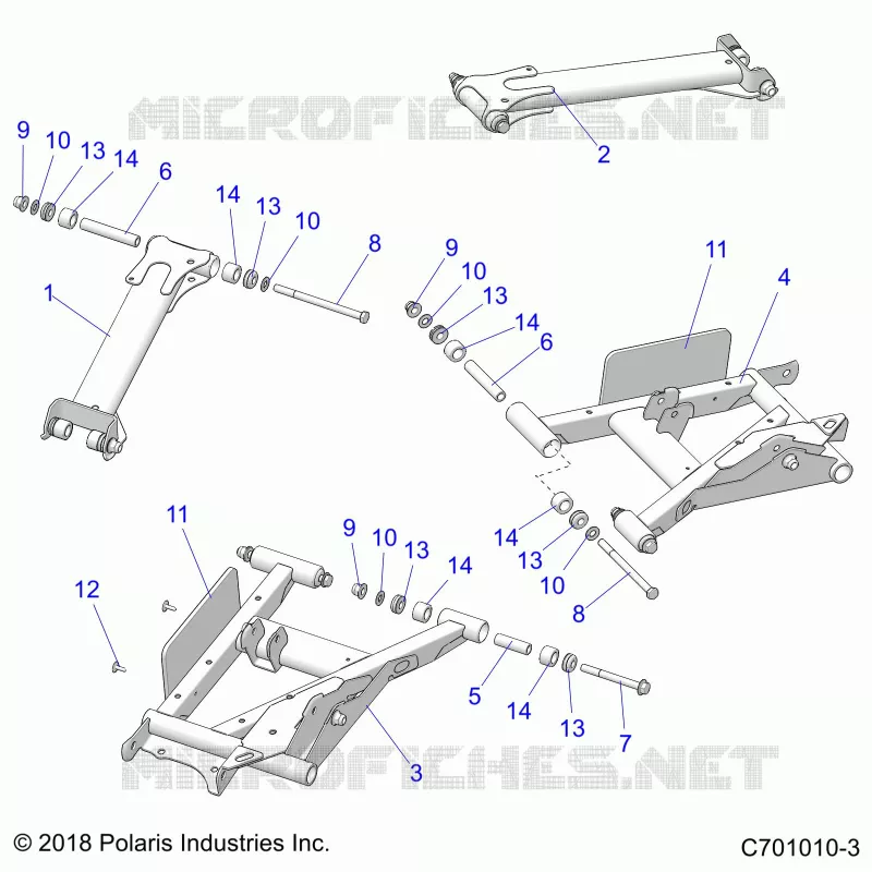 SUSPENSION ARRIERE CONTROL ARMS