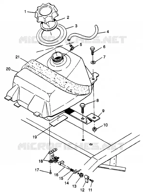 CARBURANT TANK Scrambler 400L W97BC38C (4939893989A012)