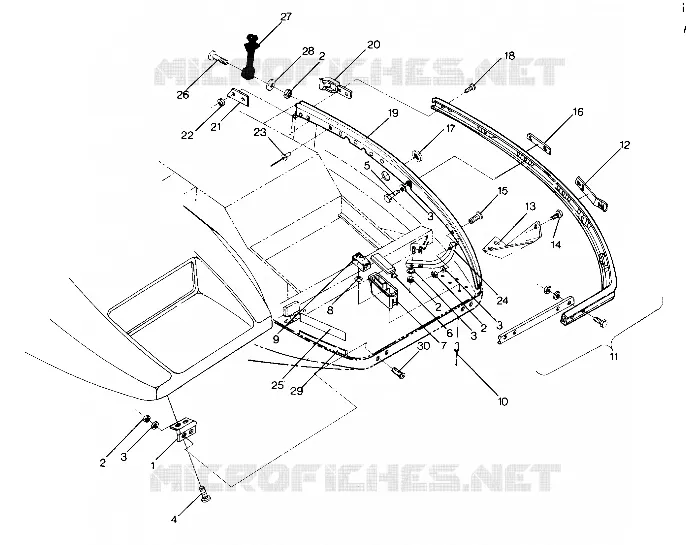PARE CHOC ET CHARNIERE Star and Sprint E/S (4915431543004A)