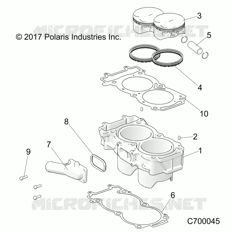CYLINDRE AND PISTON