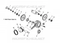 MOTEUR, VILEBREQUIN AND PISTON