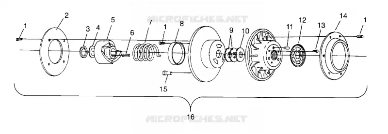 EMBRAYAGE DE TRANSMISSION XLT 0970756, XLT SKS 0970556, AND XLT RMK 0970956 (4937693769C007)