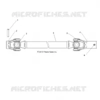 DRIVE TRAIN, ARBRE DE TRANSMISSION AVANT