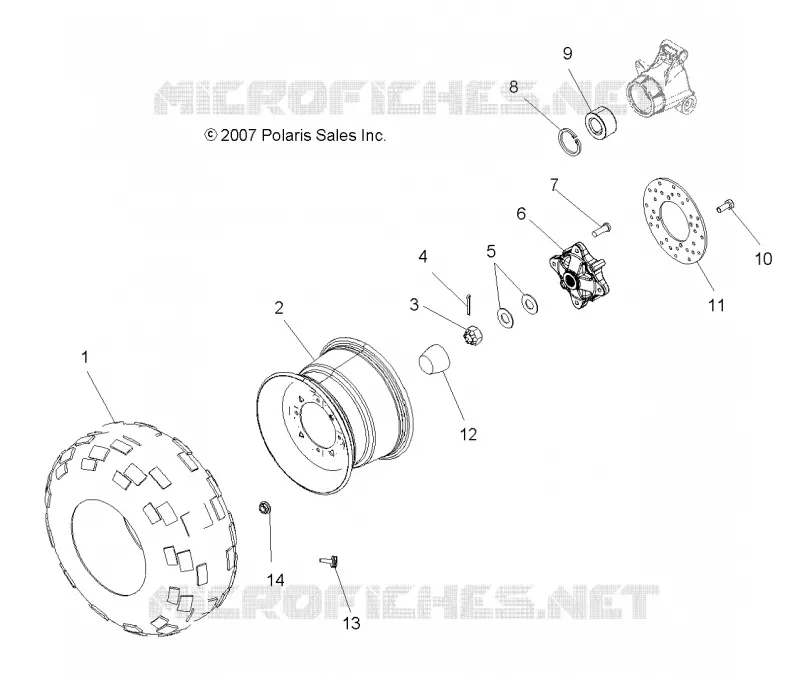 ROUES, REAR